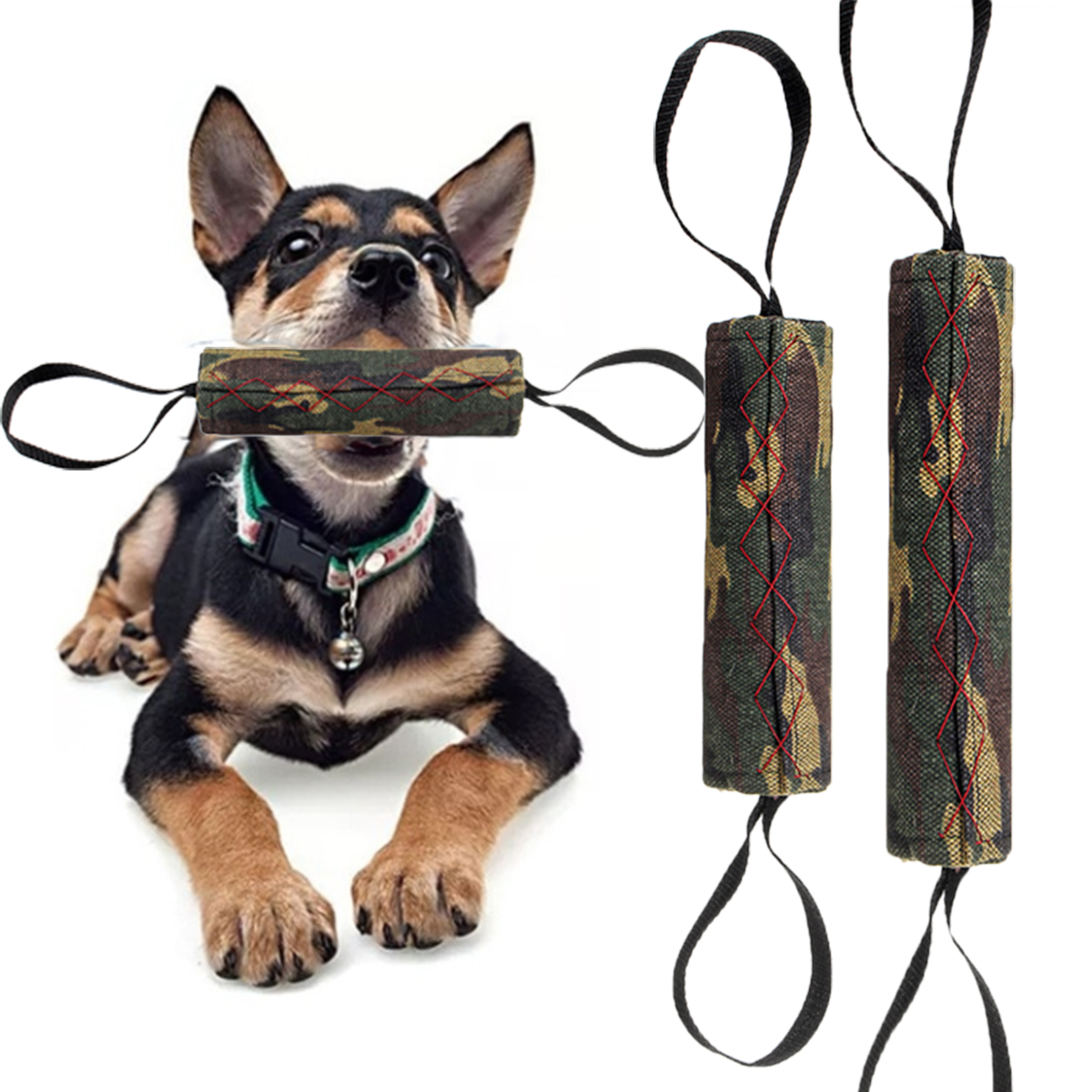 

Camouflage Pet Toys Dog Training Supplies Puppy Bite Chew Toys Pet Trainer-20cm/30cm