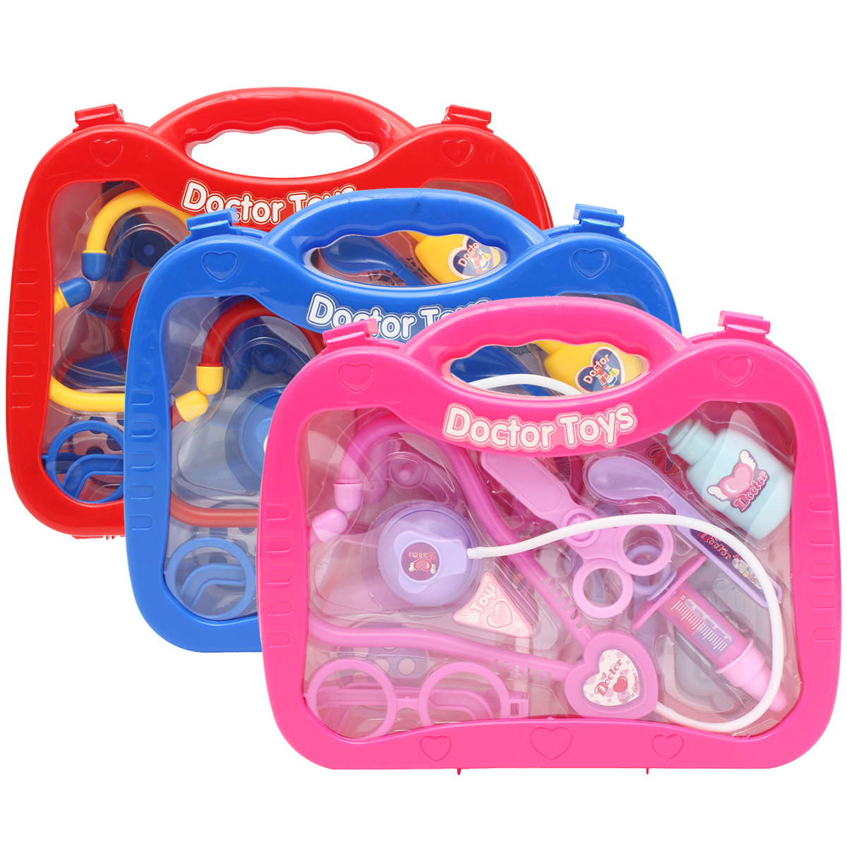 Kids Childrens Role Play Doctor Nurses Toy Medical Set Kit Gift Toys 11