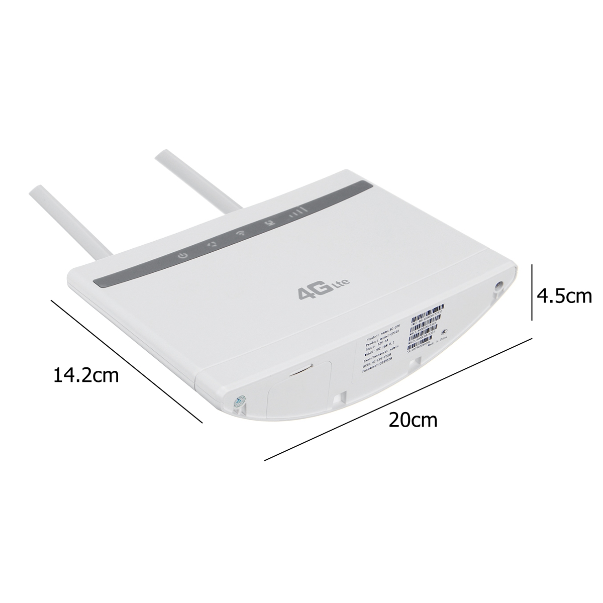 300Mbps Wireless WiFi Router 4G LTE Home CPE Dual Antenna Network SIM Card Slot 