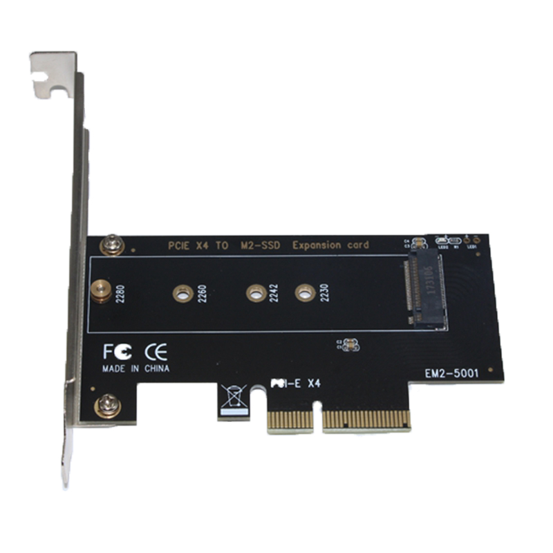 

SSU EM2-5001 NVME Protocol M.2 to PCI E 3.0 High - Speed Expansion Card for Desktop Computer