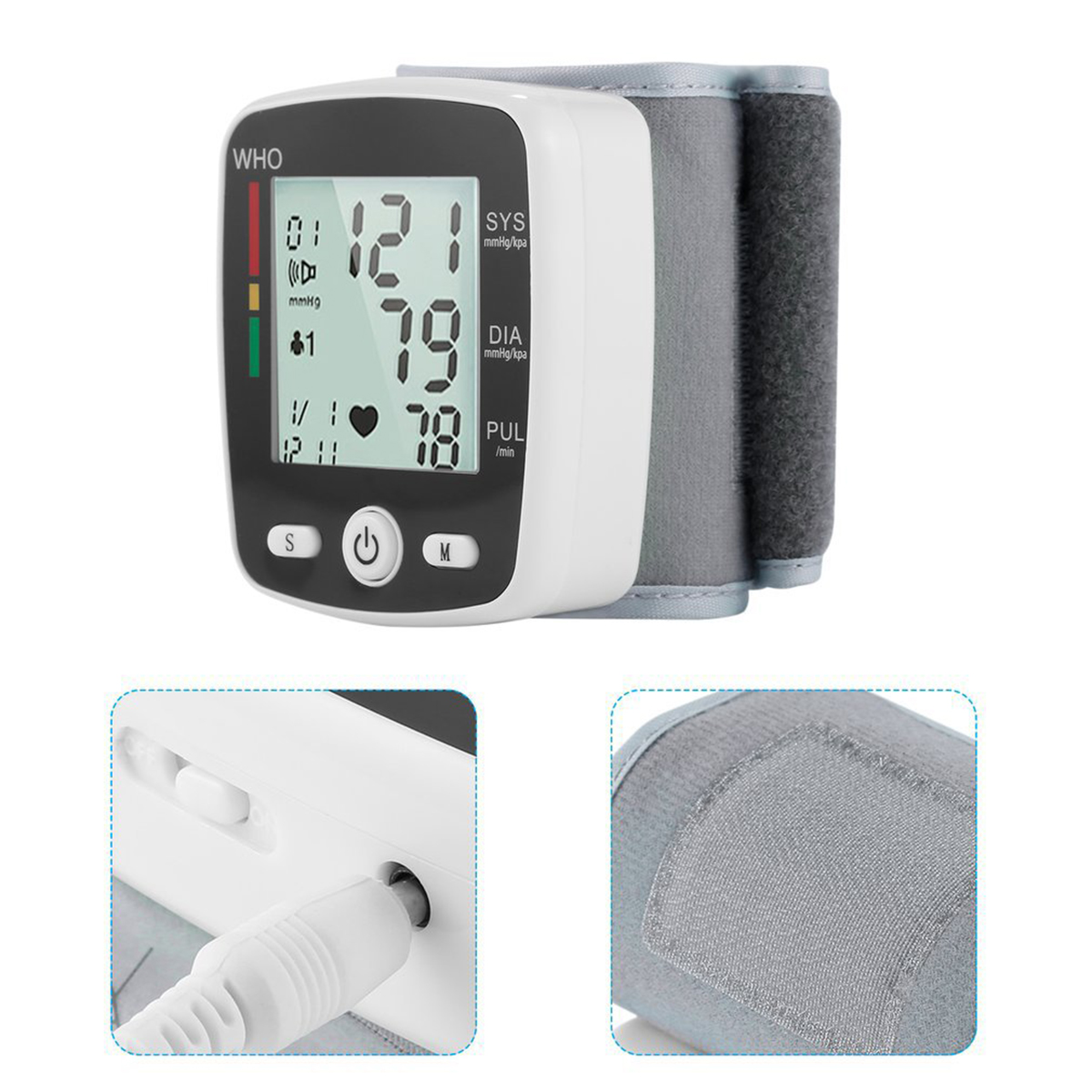 

LCD Digital Wrist Blood Pressure Monitor