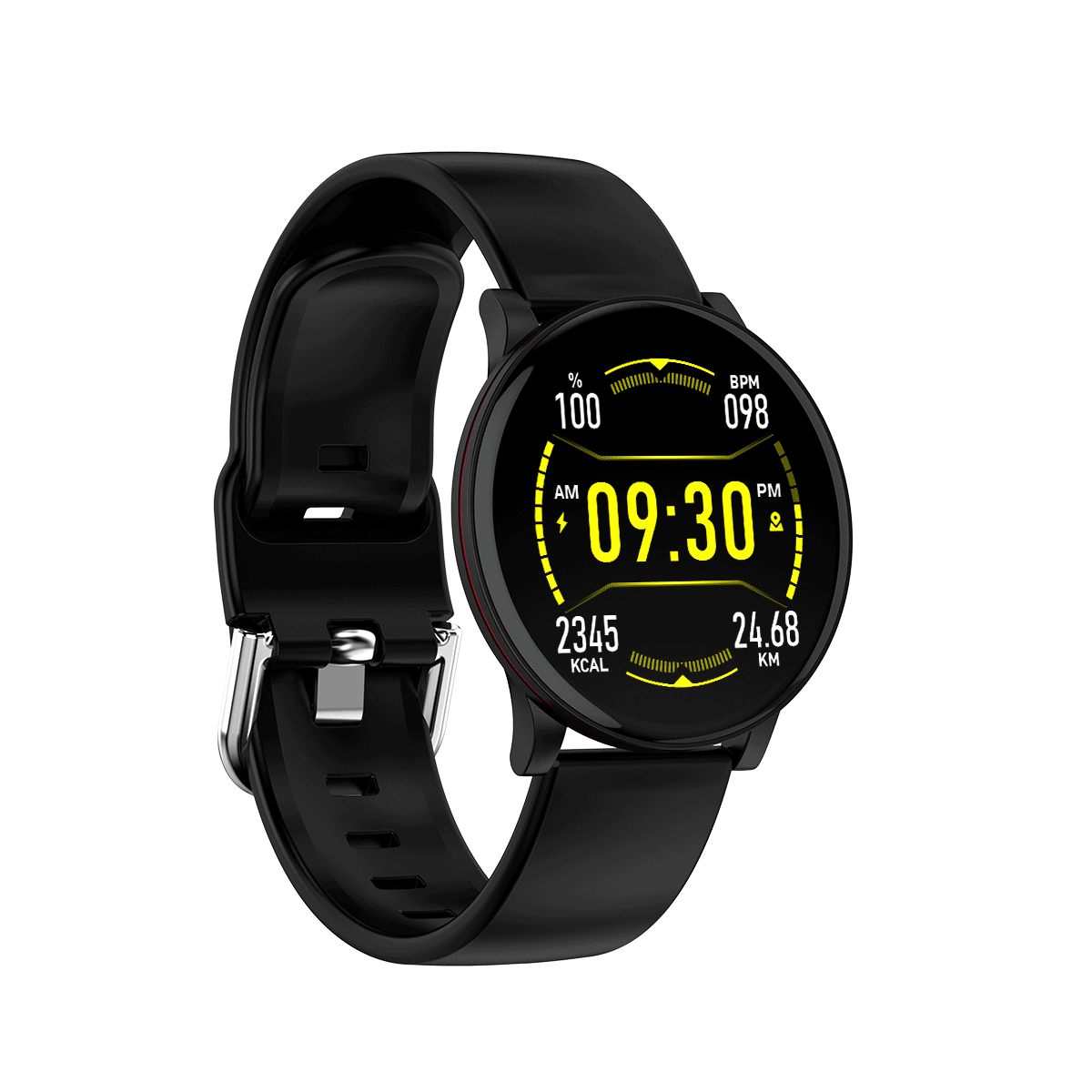 

Bakeey W9 Ultra Thin Full Touch Wristband Blood Pressure Monitor Long Standby IP68 Smart Watch