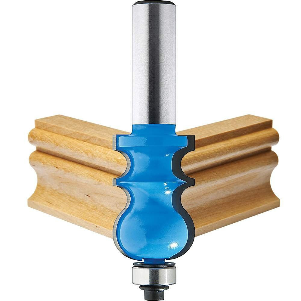 Drillpro 1/2 Inch Shank Molding Router Bit Trimming Wood Milling Cutter For Woodworking 22