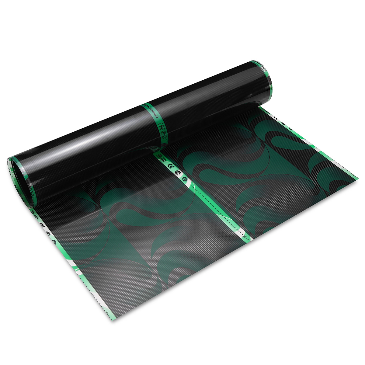 

80cm 0.5M/1M/2M/3M 220V Far Infrared Floor Heating Film Crystal Carbon Fiber Vinyl Film Underfloor Heating