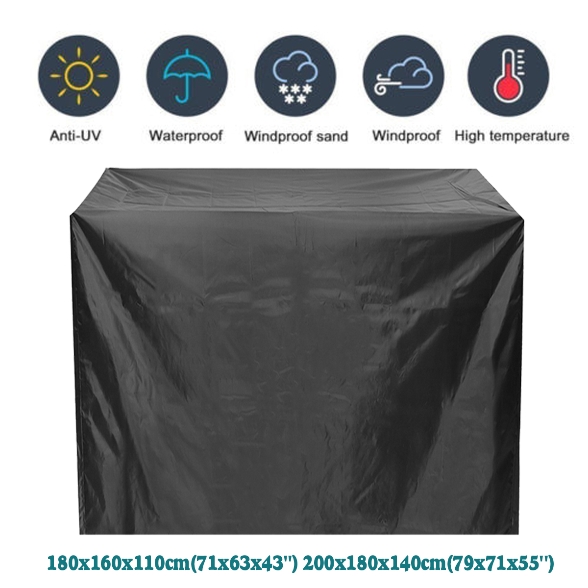 Furniture Waterproof Cover Swing Hammock Table Dustproof UV Protector Outdoor 2