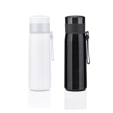 

Deli 6076 500ml Portable Thermos cup Stainless Steel Vacuum Flask Thermo Water Bottle Insulated Cup Coffee Mug for Home