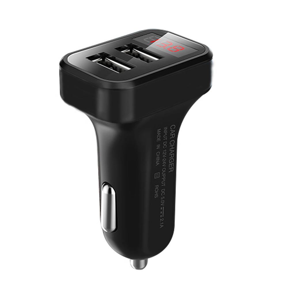 

Bakeey 2.1A Dual USB LED Display Fast Charging Car Charger For iPhone X XS HUAWEI P30 Oneplus 7 MI9 S10 S10+