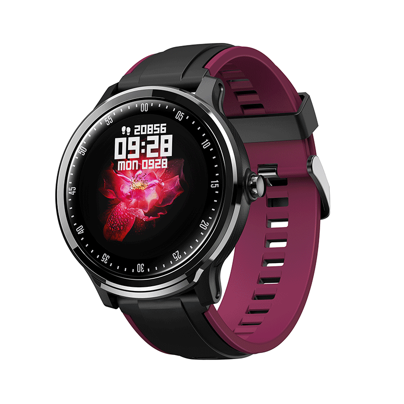 

Bakeey SN80 1.3inch IPS Full Touch Screen DIY Heart Rate Blood Pressure O2 Monitor bluetooth Music Weather Forcast 3D UI Smart Watch