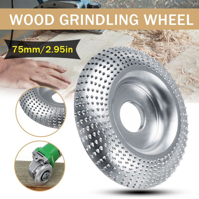 Woodworking Carbide Wood Sanding Carving Angle Grinder Disc Tool Grinding Wheel