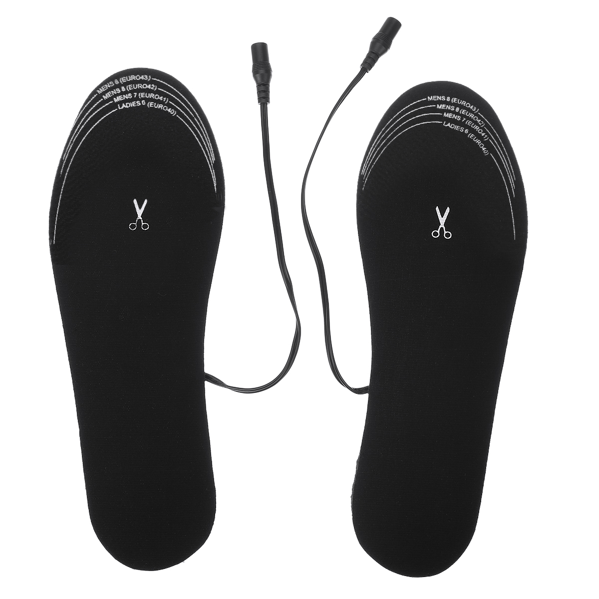 

USB Cuttable Electric Heated Insoles Battery Powered Winter Heating Shoes Pad For Shoes Keep Feet Warmer Carbon Fiber