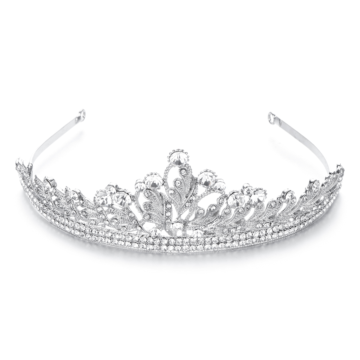 

Свадебный выпускной конкурс корона оголовье ювелирные изделия кристалл горного хрусталя тиара для новобрачных
