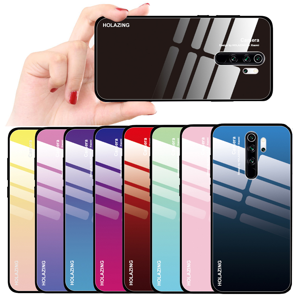 

Bakeey Gradient Color Tempered Glass Protective Case for Xiaomi Redmi Note 8 Pro Non-original