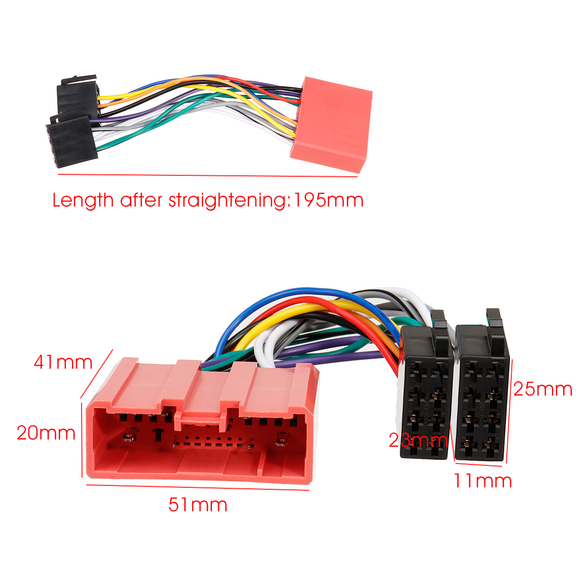 Mazda Bongo ISO Lead Wiring Harness Connector Stereo Radio Adaptor PC2-10-4