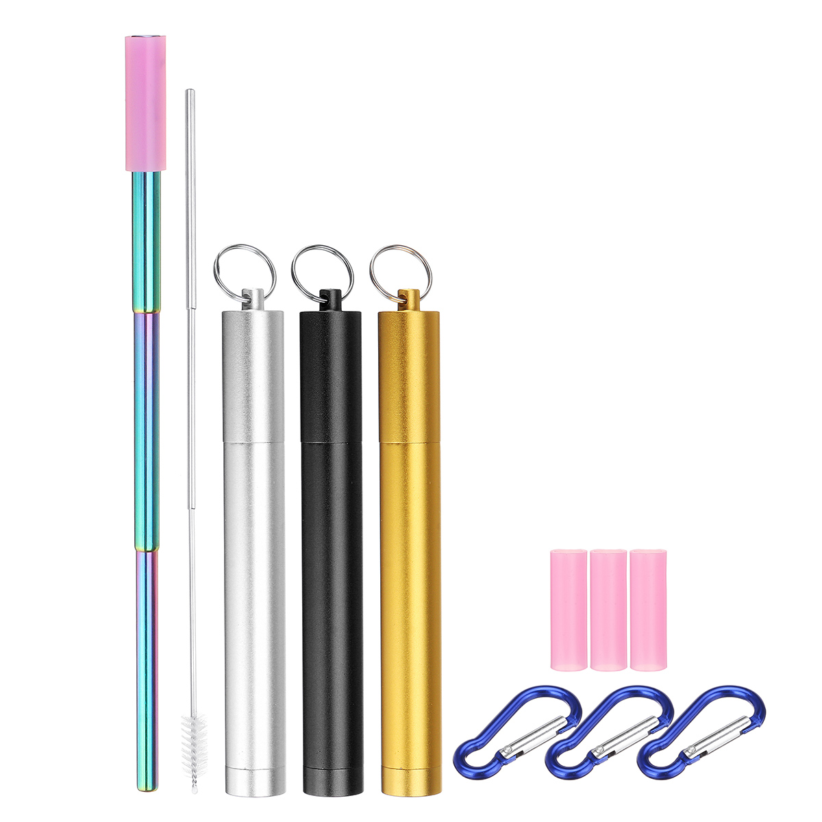

Stainless Steel Portable Reusable Drinking Straw