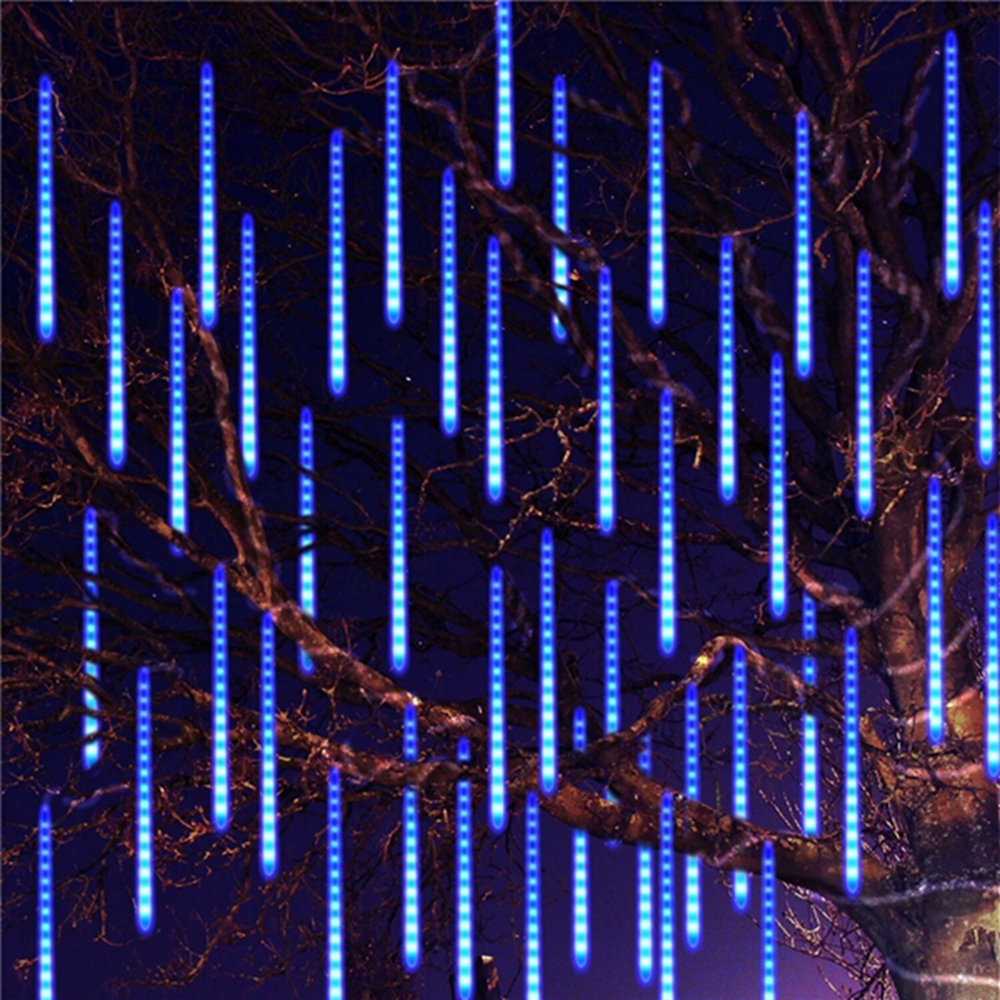 

30cm LED Snowfall Meteor Rain 2835 SMD 2 Tubes String Light Holiday Outdoor Christmas Garden Decor AC110-240V