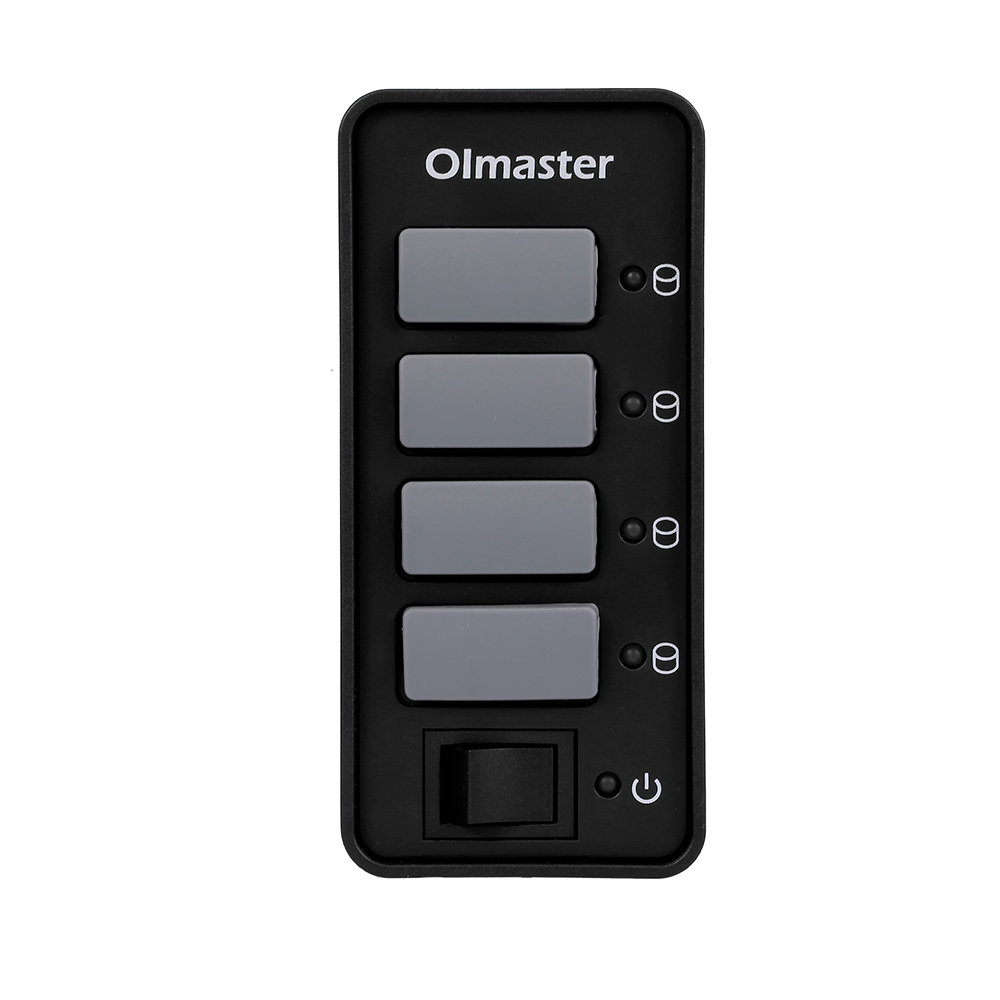 

OImaster HB-8517U3 USB3.0 4 Ports Adapter 5Gbps with Dustproof Cap Switch Connector USB Hub for PC Laptop
