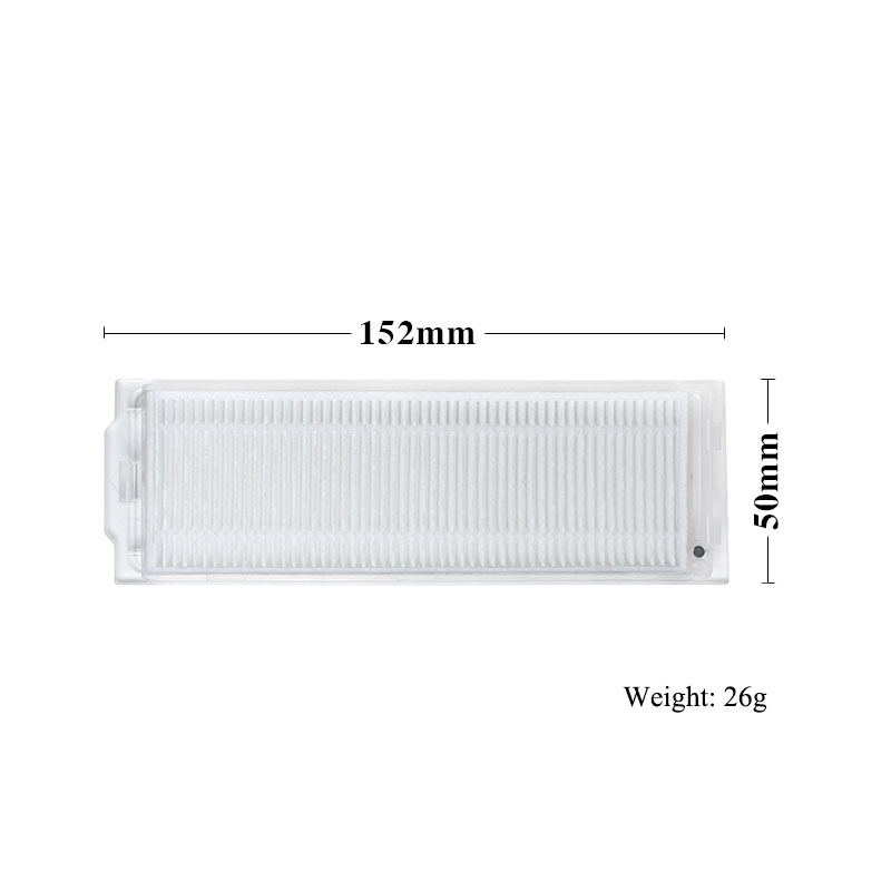 15pcs Replacements for XIAOMI MIJIA STYJ02YM Vacuum Cleaner Parts Accessories 6*Side brushes 6*Filters 2*Roll Brush 1*White Comb Non-original 66
