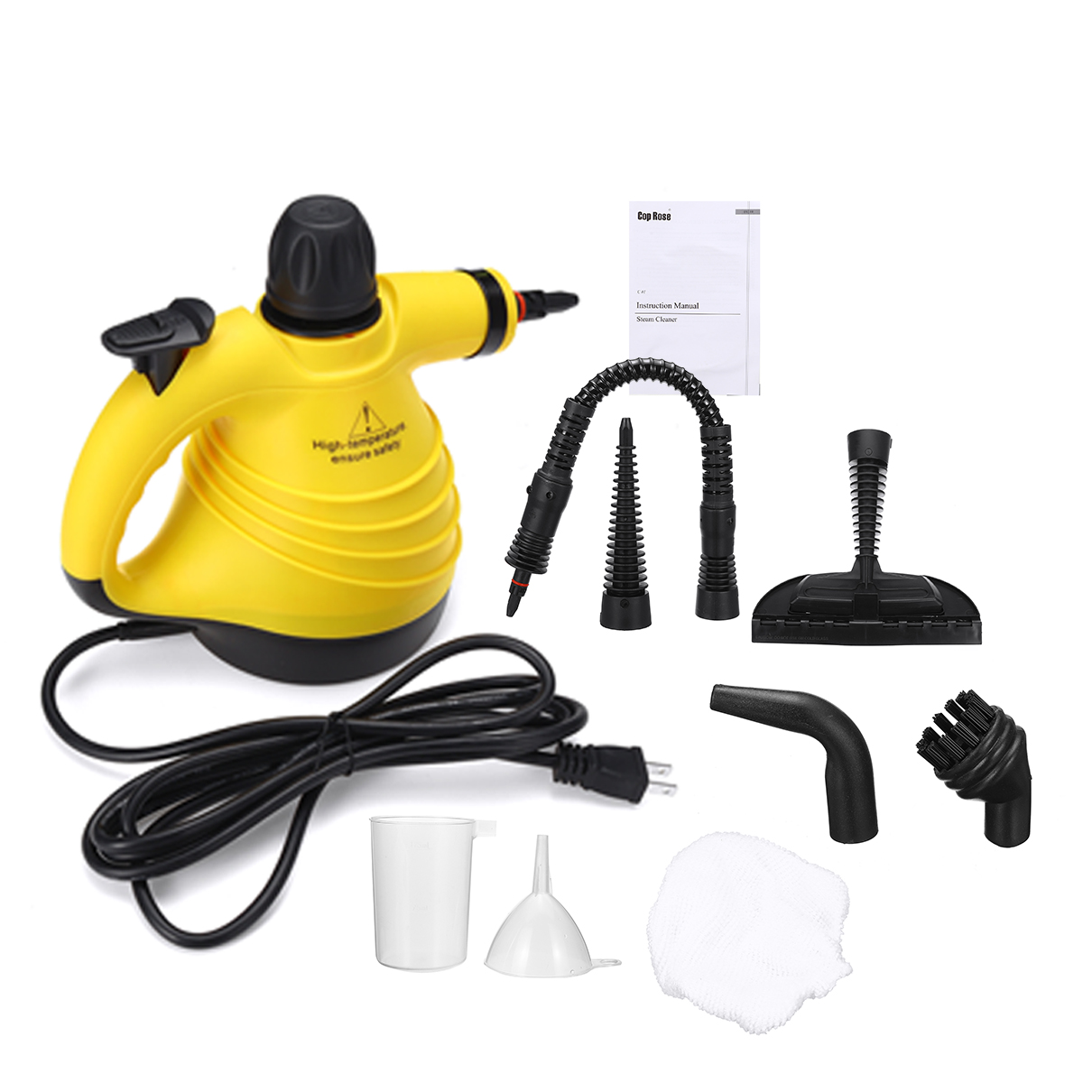 

10 IN 1 Portable Electric Handheld Handy Steam Cleaner Washer Home Car Motorcycle Bicycle