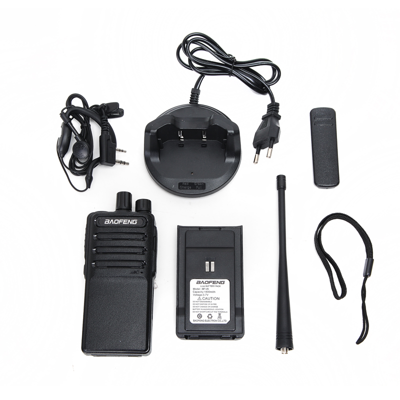 2pcs Baofeng BF-V9 Mini Walkie Talkie USB Fast Charge 5W UHF 400-470MHz Ham CB Portable Two Way Radio 21