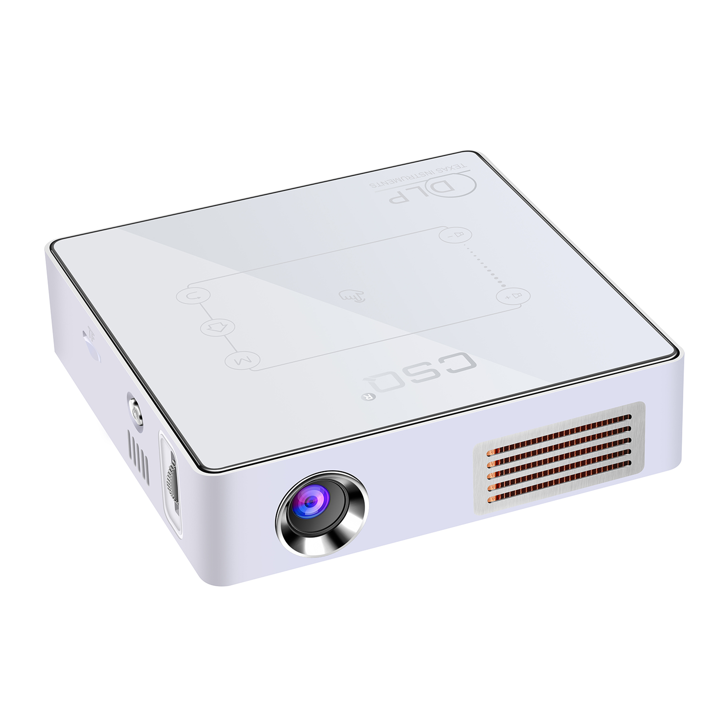 

CSQ C9PLUS-T DLP Projector Android 7.1.2 Touch Screen Projection 150 ANSI Lumens Suport 4K Wireless Portable Projector