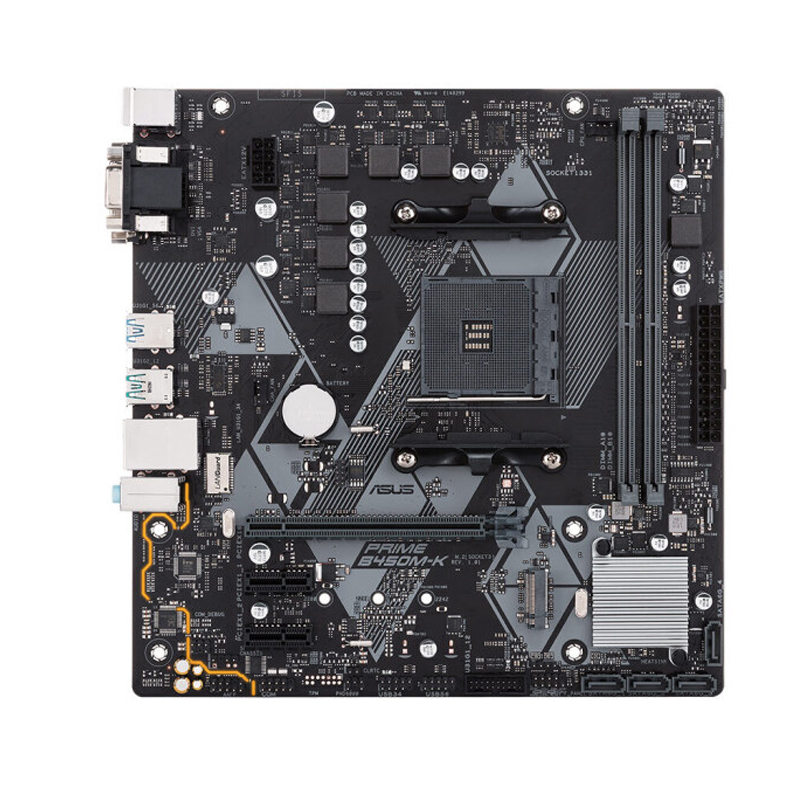 

ASUS PRIME B450M-K AMD B450 Chip mATX Motherboard 64GB DDR4 Mainboard for AMD AM4 Socket