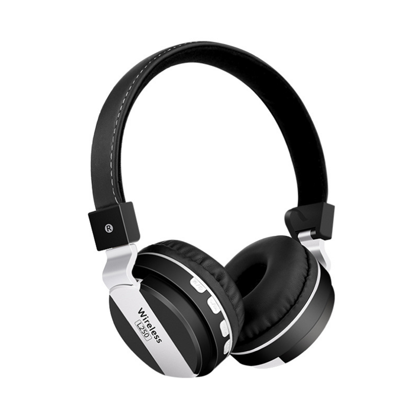 

L250 bluetooth4.2 + USB Wired Bilateral Stereo Gaming Headphone Adjustable Rechargeable Monitor Headset Support TF Card
