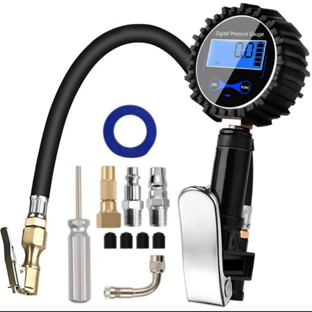Details about   Digital Tire Pressure Gauge Meter Tester 150 PSI Car Bike Motorcycle RV 