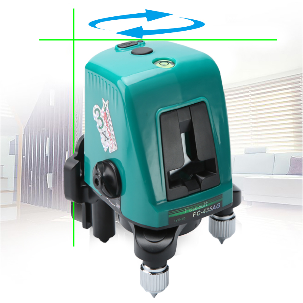 Foucault FC-435AG Mini Infrared Laser Level with Oblique Function Line Projector 2 Line 1 Brightening Point Green Light 4