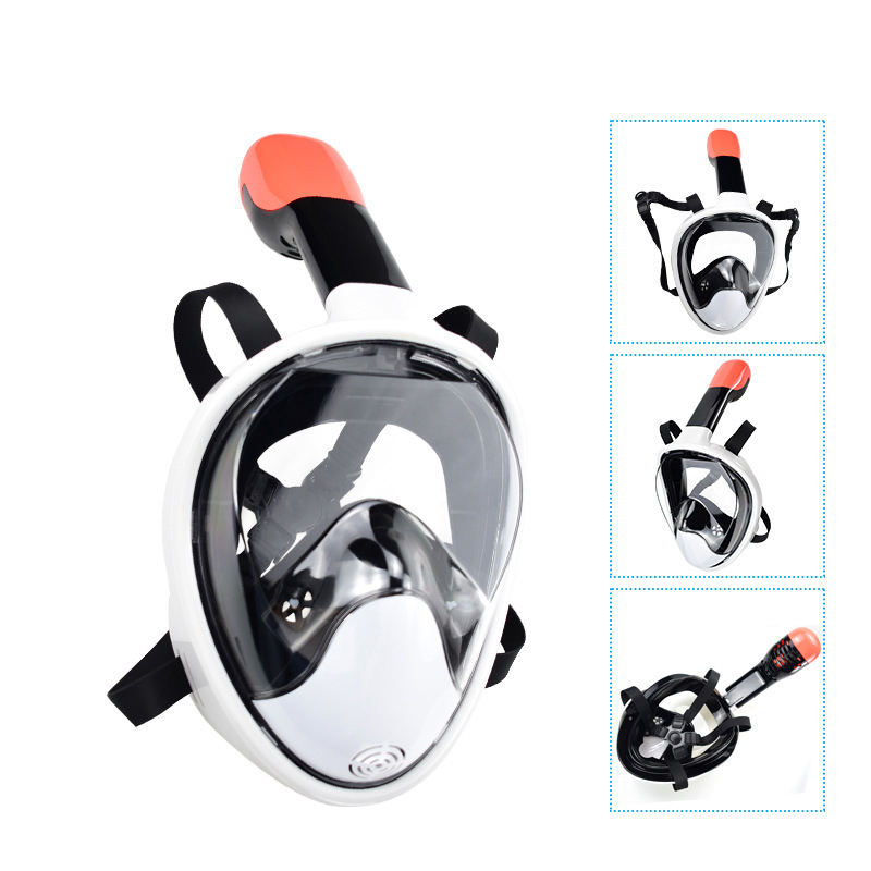 

DEDEPU Full Face Snorkeling Mask Anti Fog Swim Diving Mask Adjustable Scuba Mask
