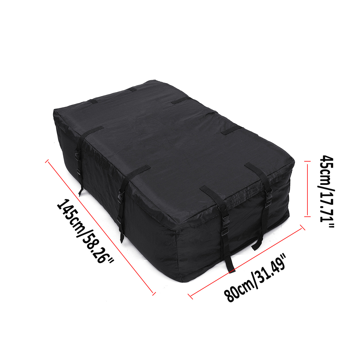

145*80*45cm Car Trunk Cargo Roof Top Carrier Bag Rack Storage Bag Luggage Rooftop Waterproof