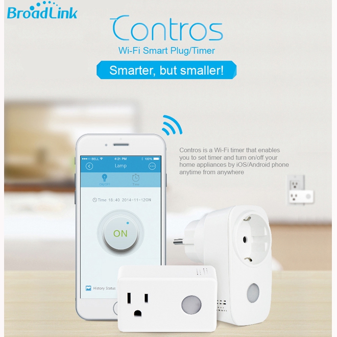 Broadlink Wireless Remote Control EU US Power Smart Wifi Socket With Timer Works with Alexa 8