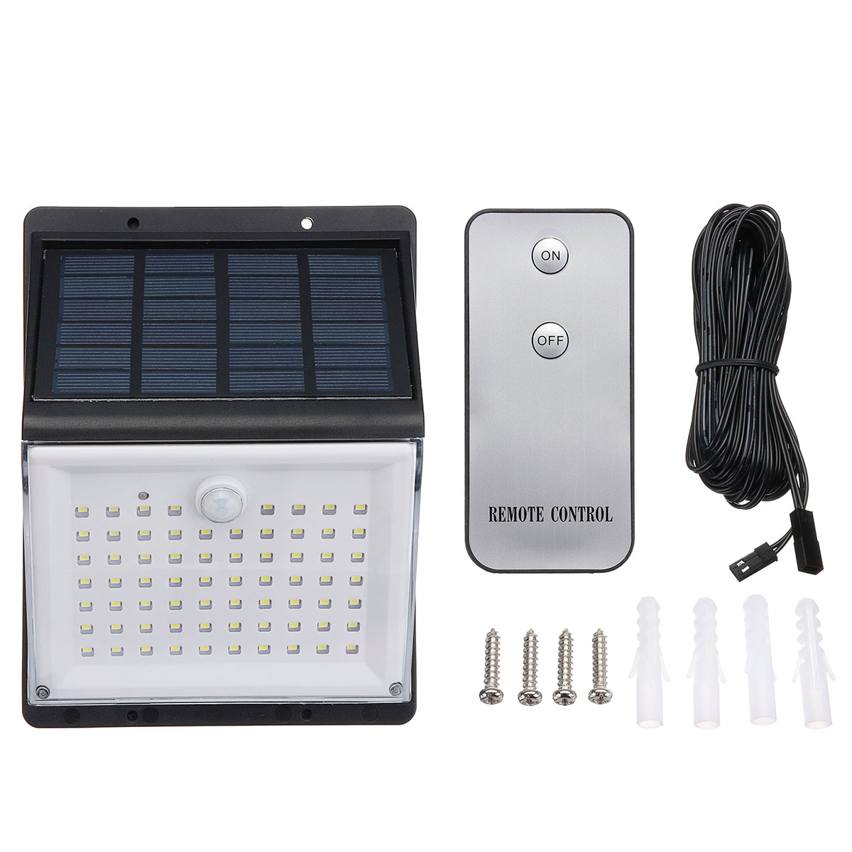 

88 LED Solar Power Wall Light PIR Motion Sensor Garden Security Outdoor Yard Lamp