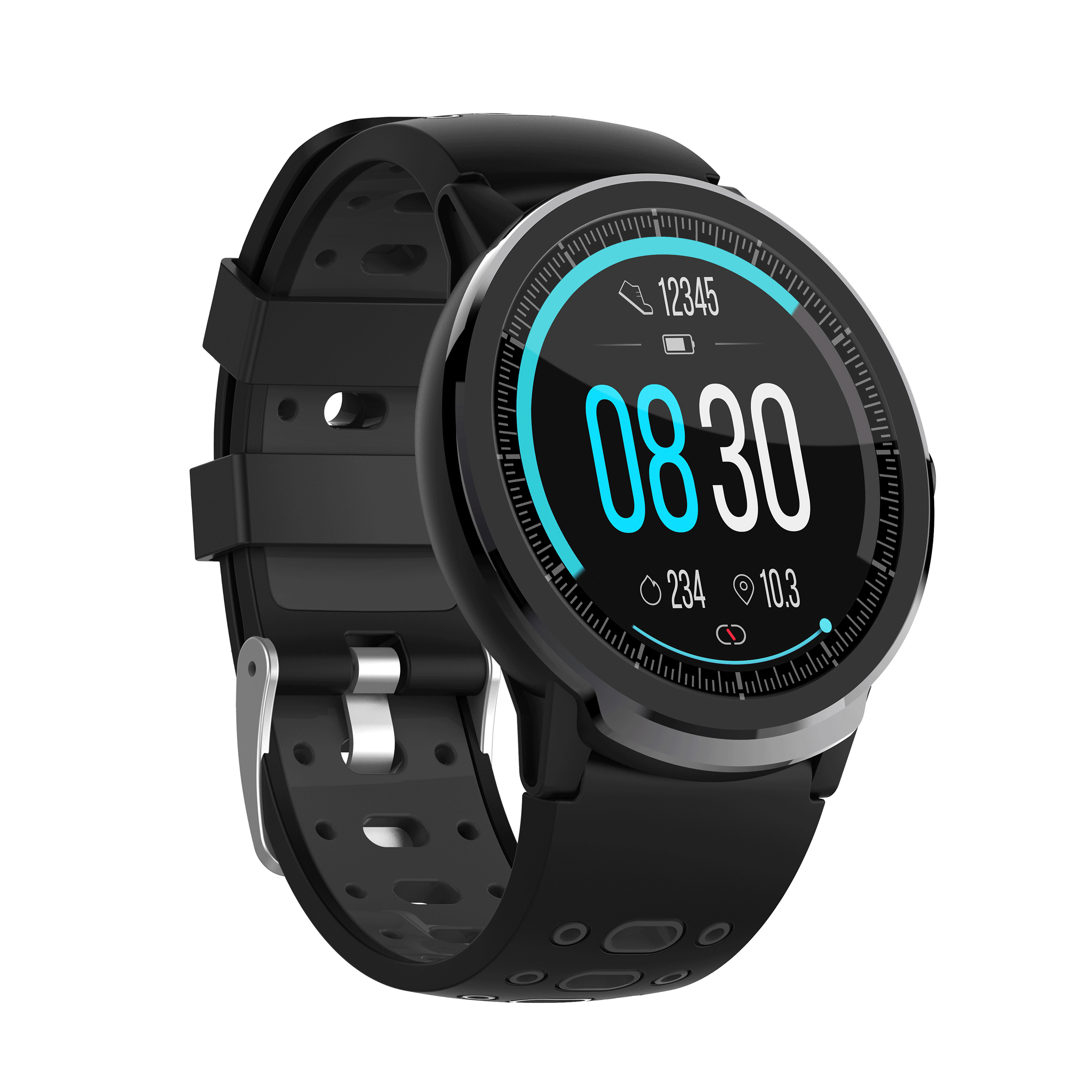 

SENBONO S10 Pro Full Circle Touch Screen Wristband Fitness Tracker Heart Rate Monitor Smart Watch