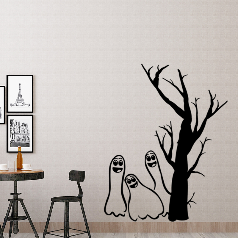 

Miico FX3015 Halloween Cartoon Stciker Removable Wall Sticker For Bedroom Living Room Decoration