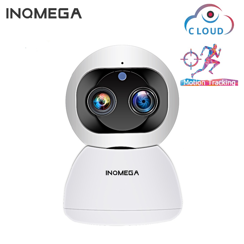 

[Dual Lens] INQMEGA Cloud 1080P 2MP Dual-Lens PT 360° Wireless IP Camera Wifi Auto Tracking Indoor Home Security Surveillance CCTV Network Baby Monitors