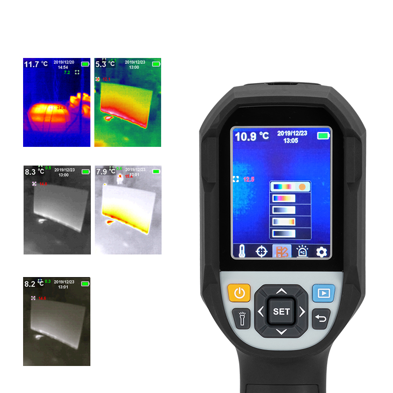 

MAKA 2.8inch Infrared Thermal Imaging Camera Digital Thermal Imager -10~400℃ 160x120 IR Image Resolution