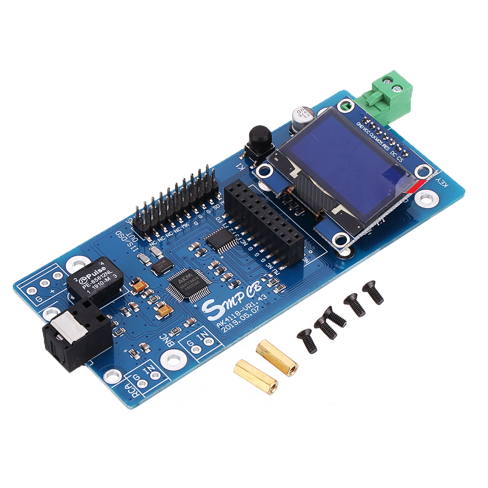 

AK4118 Digital Receiver Board Audio Decoder DAC SPDIF to IIS Coaxial Optical USB AES EBU Input Support XMOS Amanero with