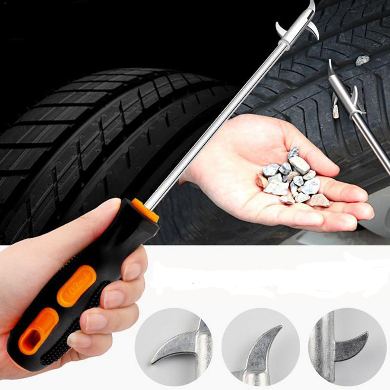 

Car Tire Stone Cleaner Groove Broken Stone Remover Hook Cleaning Tool