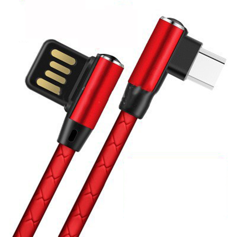 

Bakeey 3A Micro USB Dual Elbow 90 Degree Fast Charging Data Cable For HUAWEI P30 Oneplus 7 Pocophone F1 MI9 S10 S10+