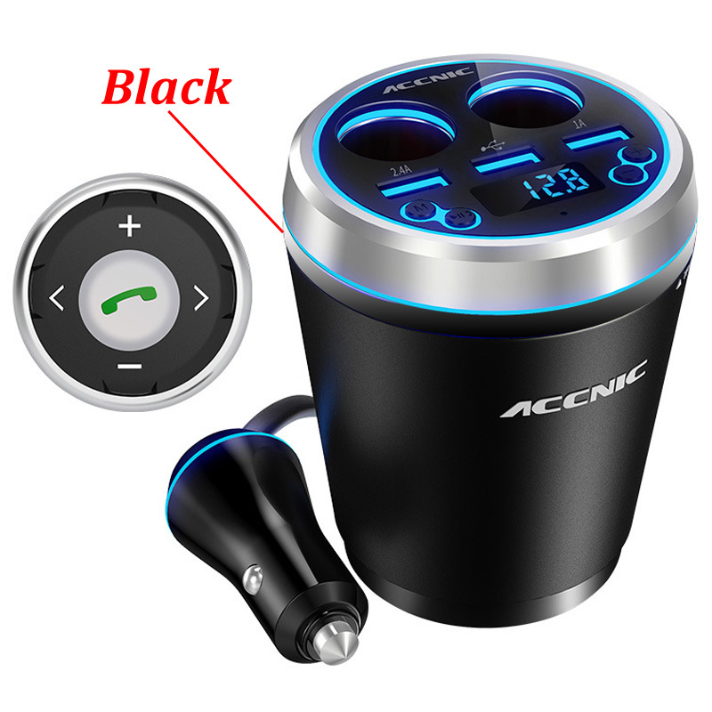 

Accnic C1 3.5A 3 USB Car FM Transmitter Car Charger C igarette Lighter MP3 Player Adapter Hands free Wireless bluetooth Radio FM Receiver