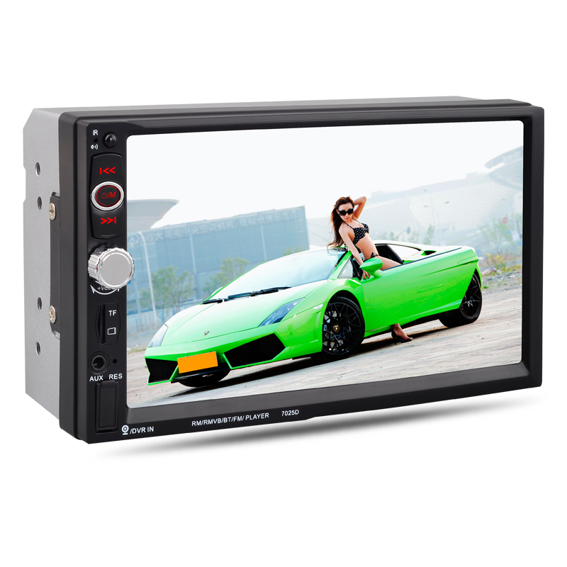 

7 inch 2 DIN Universal Car Stereo Radio MP5 Player TFT Touch Screen Hands-free bluetooth MP3 Rear-View camera With Remote Control USB FM AUX