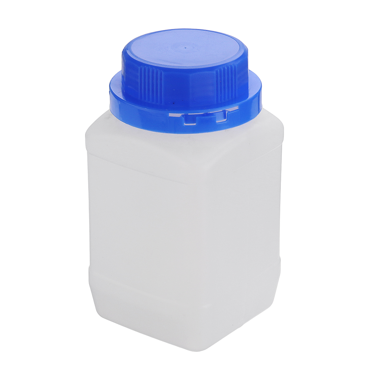 

1000ml Plastic Square Sample Sealing Bottle Wide Mouth Reagent Bottles with Blue Screw Cap Laboratory Experiment