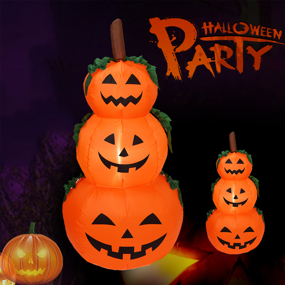 

Inflatable Pumpkin Toys Ghost for Halloween Decoration Home Garden Yard
