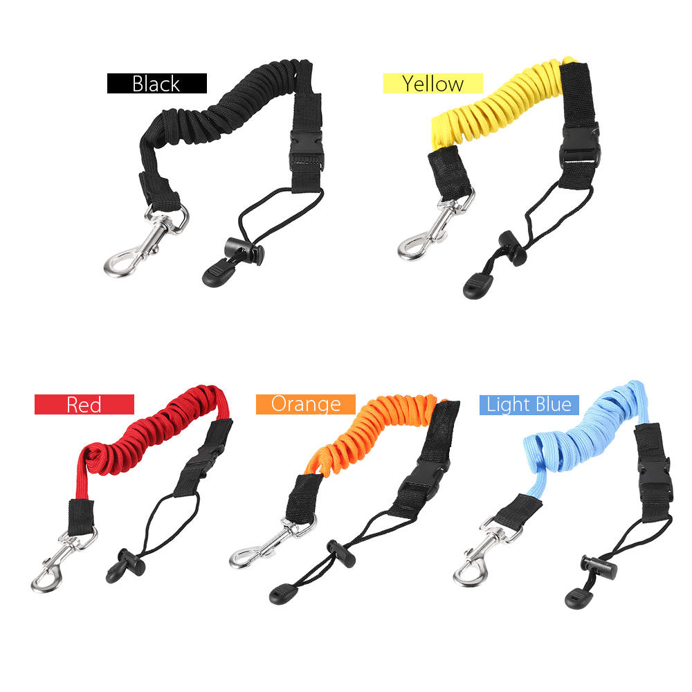 Kayak Accessories with Carabiner Leashes Paddle Leash Lanyard Surfing Leash 