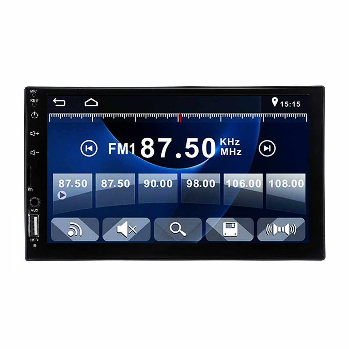 

7 Inch 2 Din Car Stereo Auto Radio Multimedia MP5 Player Support Rear View Camera bluetooth 4.0 Touch Screen Hands-free Radio FM USB TF Aux