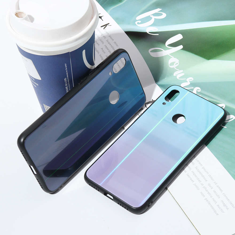 

Bakeey Aurora Gradient Anti-scratch Tempered Glass Protective Case For Xiaomi Redmi Note 7 / Redmi Note 7 Pro