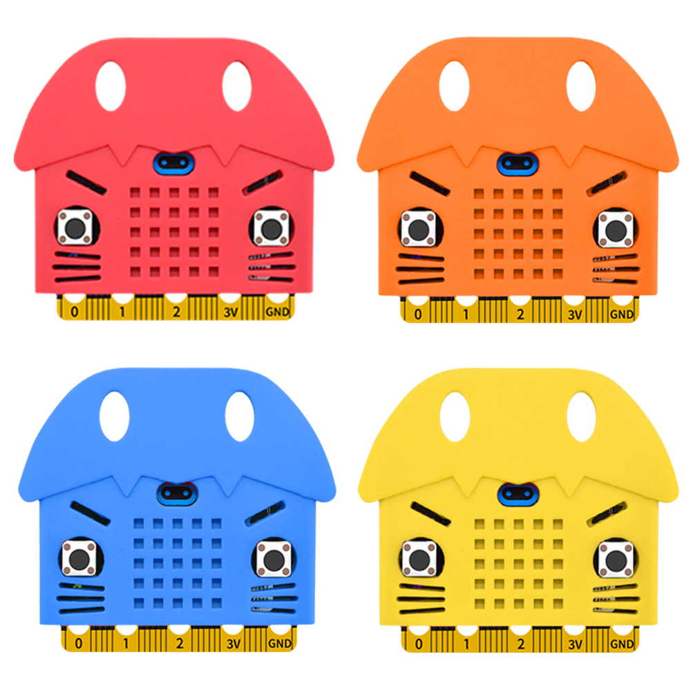

Silicone Protective Enclosure Cover Shell For micro:bit Motherboard Type C Cat Model