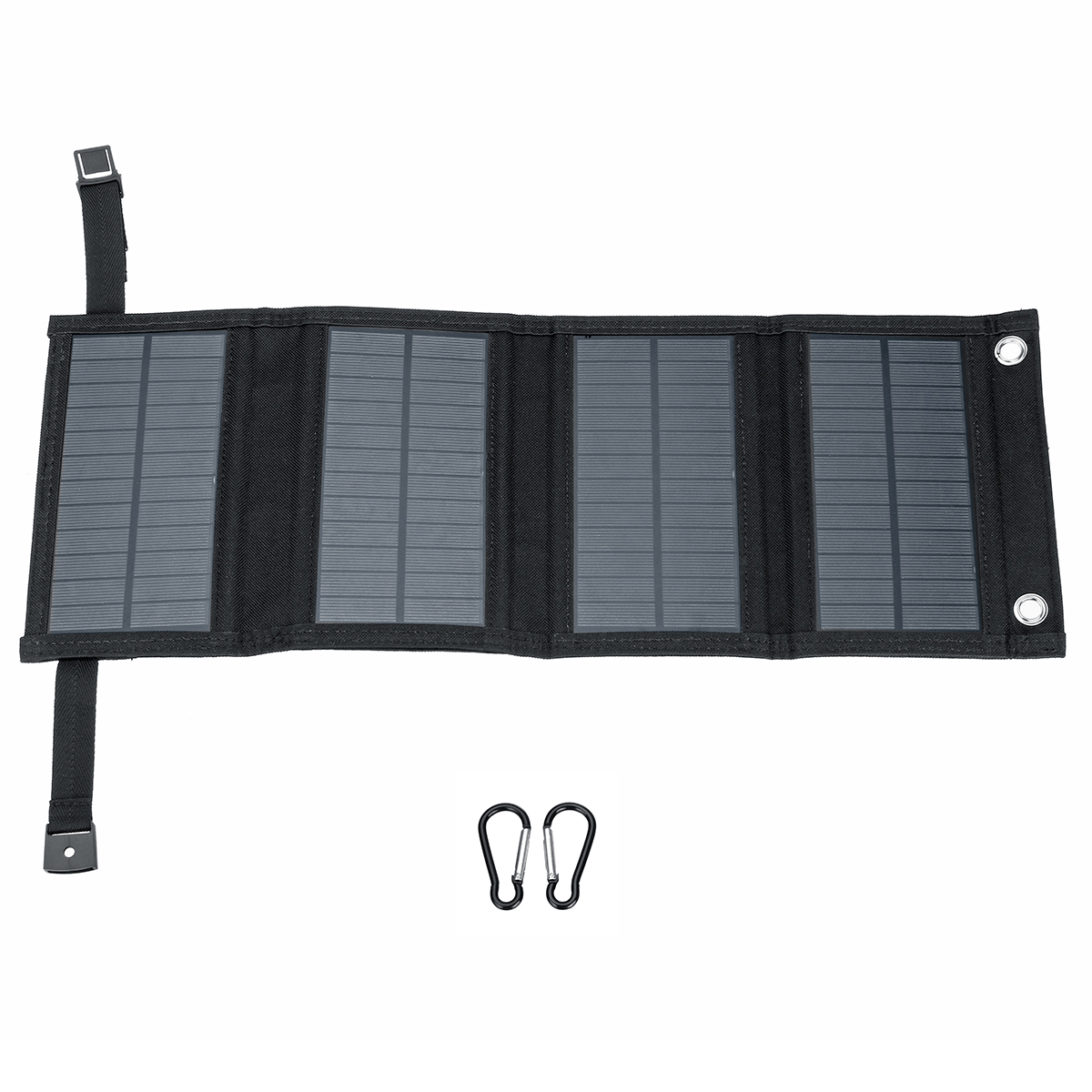 

40W Sunpower Solar Panel Folding Bag with USB Outlet & 2*Carabiner for Cycling/Climbing/Hiking/Camping