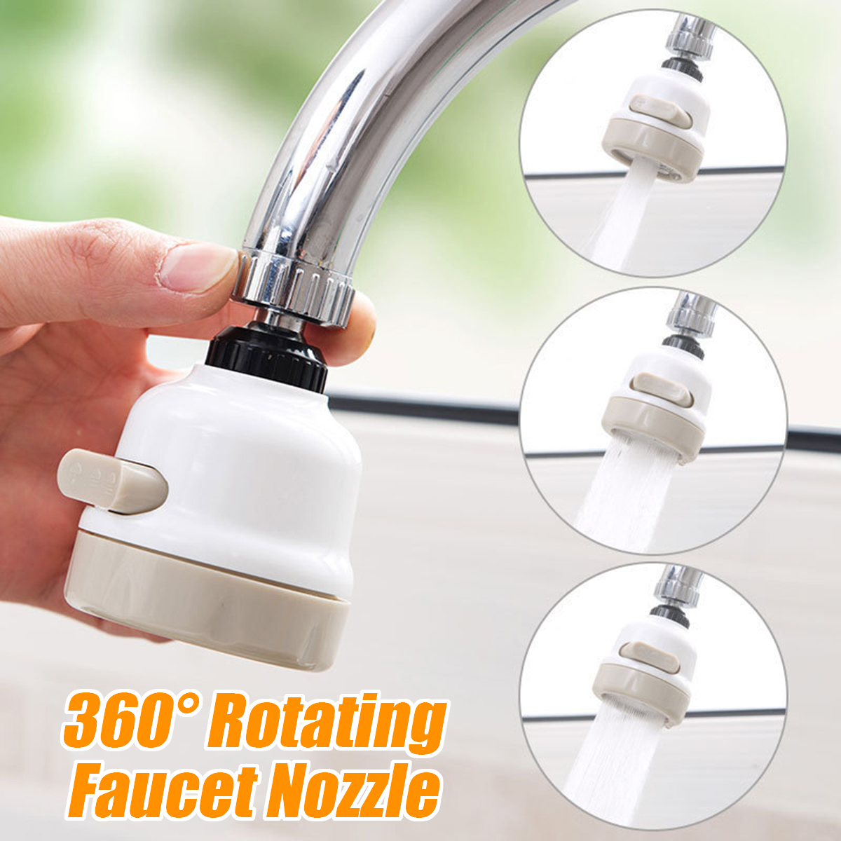Booster Shower Kitchen eWater Filter Tap Head 360° Rotating Faucet Nozzle .