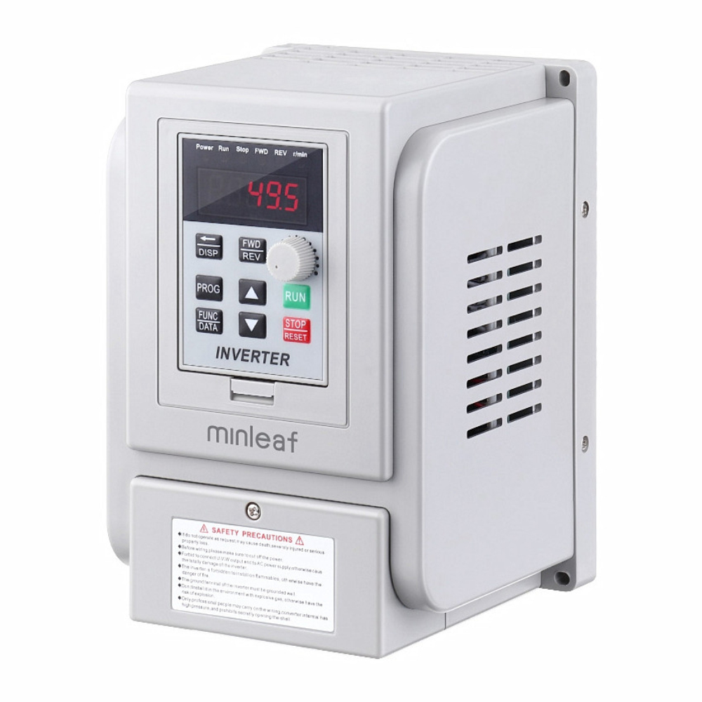 

Minleaf AT1-2200X 2.2KW 220V PWM Control Inverter 1Phase Input 3Phase Out Inverter Variable Frequency Inverter
